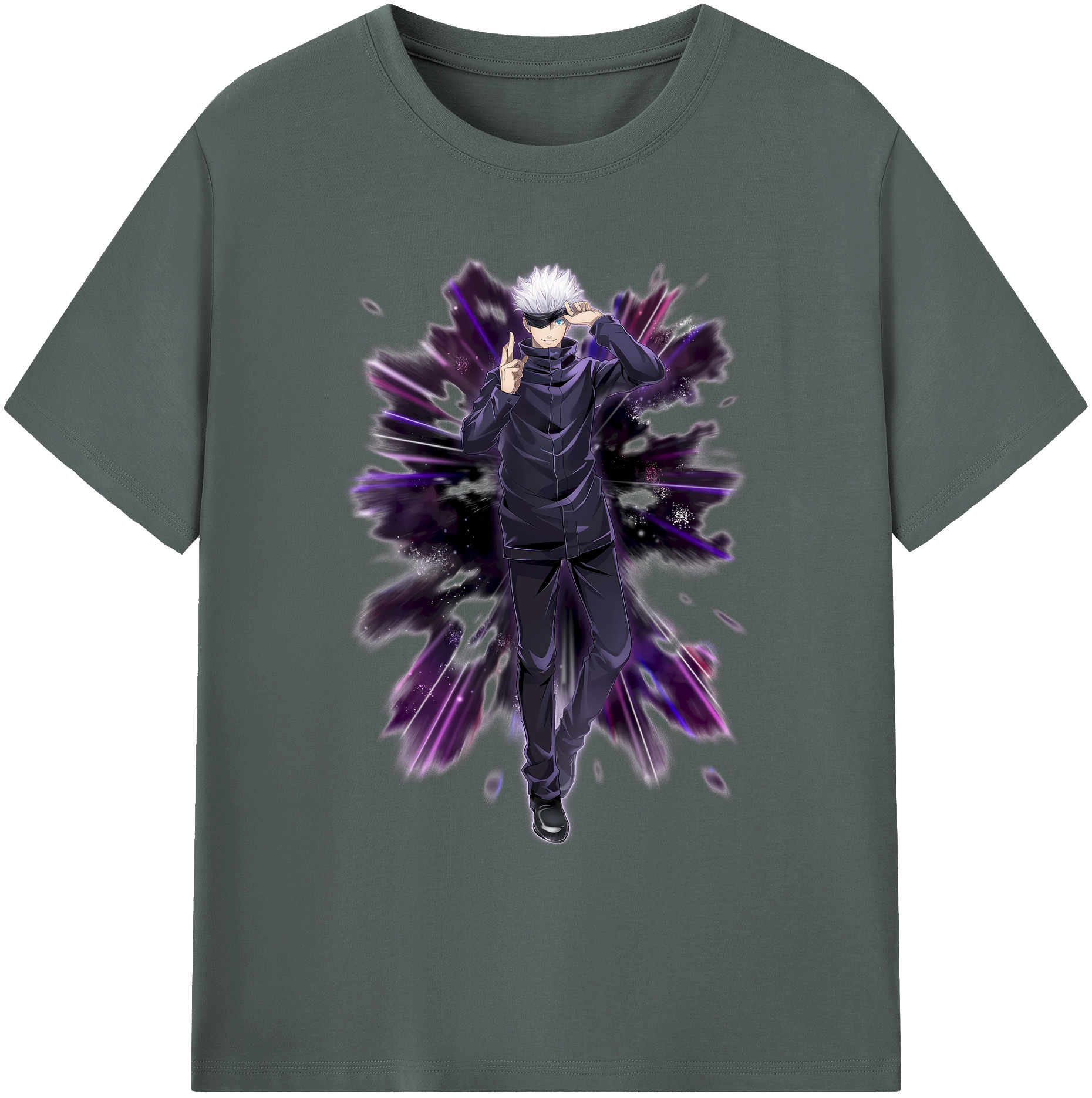 （画像用） 呪術廻戦 Jujutsu Kaisen 綿100％ メンズ半袖Tシャツ｜肌触りやわらか＆通気性